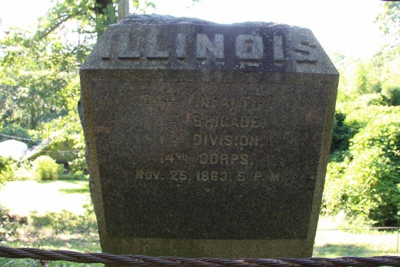 104th Illinois Infantry Marker. Click for full size. 104th Illinois Infantry Marker image. Click for full size.