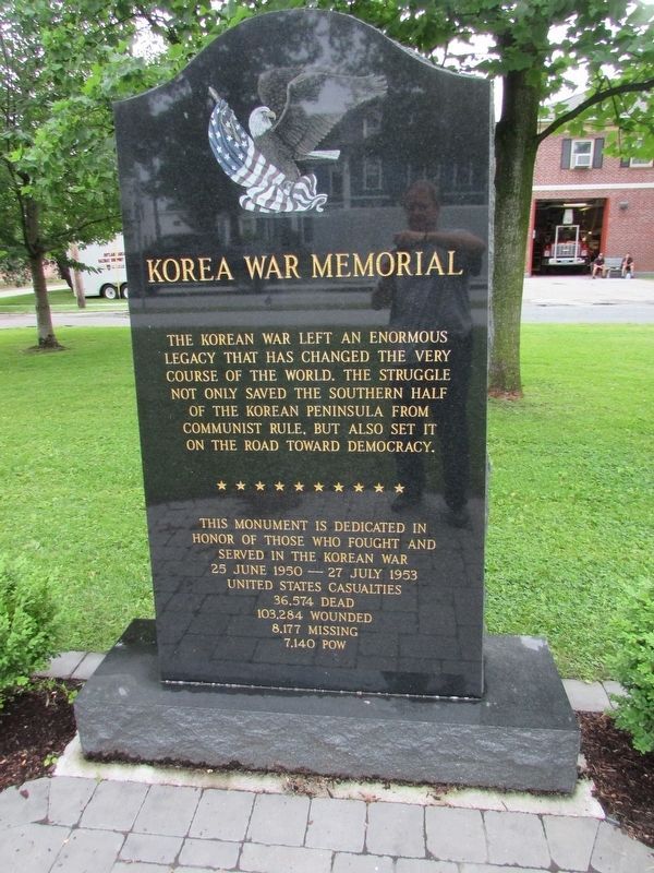 Korea War Memorial Marker image. Click for full size.