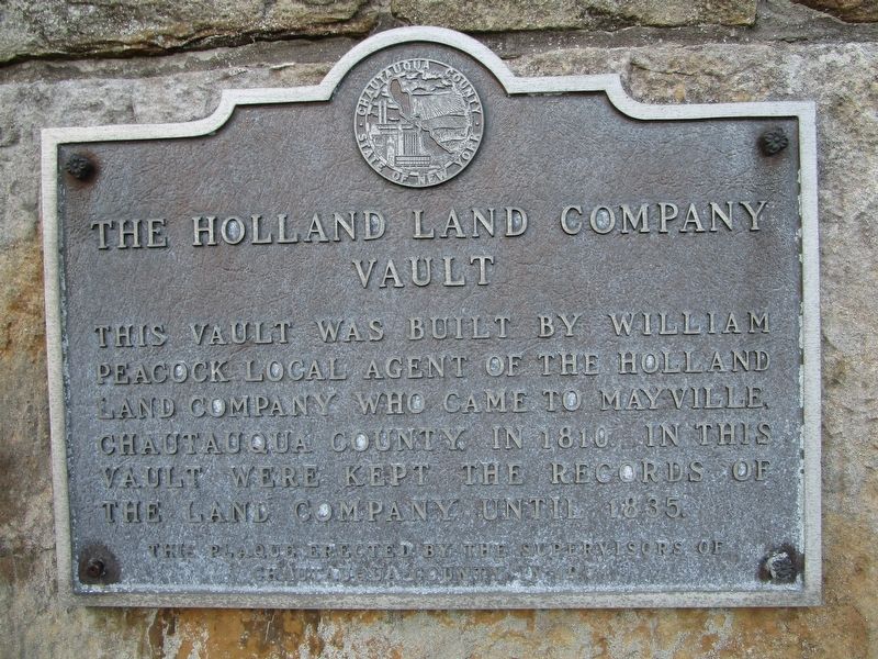 The Holland Land Company Vault Marker image. Click for full size.