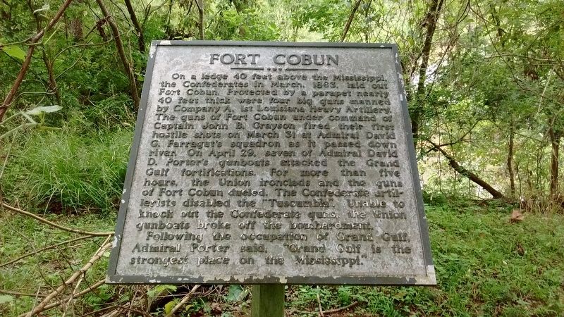 Fort Cobun Marker image. Click for full size.