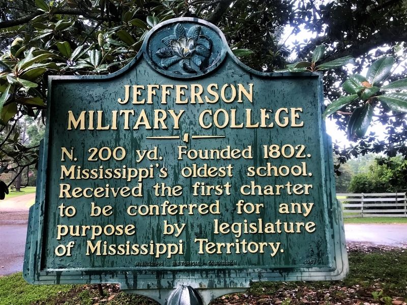Jefferson Military College Marker image. Click for full size.