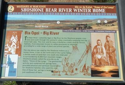 Shoshone Bear River Winter Home Marker image. Click for full size.