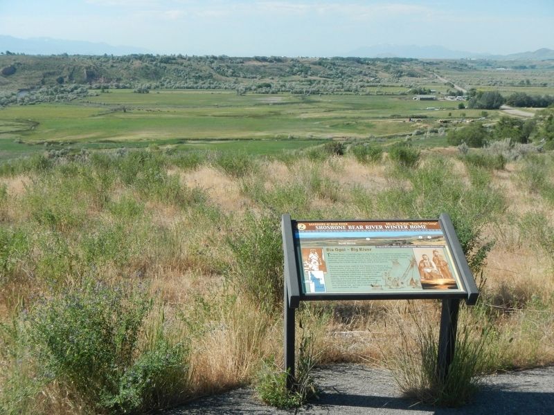 Shoshone Bear River Winter Home Marker image. Click for full size.