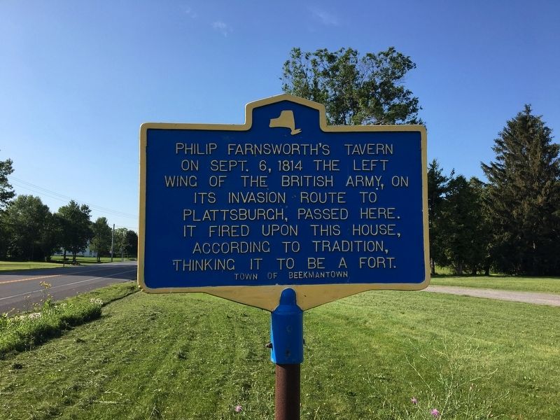 Philip Farnsworth's Tavern Marker image. Click for full size.