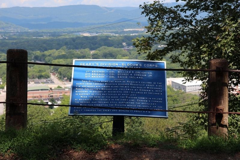 Geary's Division Marker. Click for full size. Geary's Division Marker image. Click for full size.
