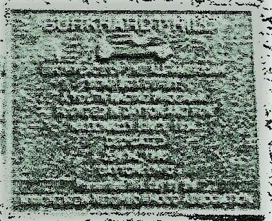 Burkhardt Hill Marker. Click for full size. Burkhardt Hill Marker image. Click for full size.