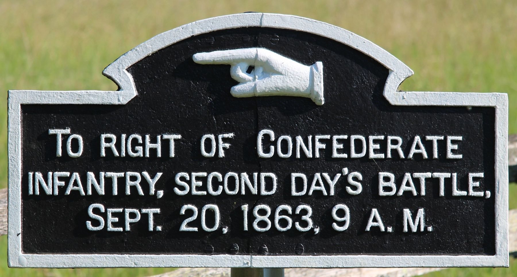 To Right of Confederate Infantry Marker image. Click for full size.