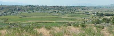 The Bear River Valley where the Massacre took place image. Click for full size.
