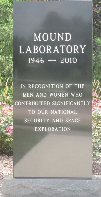 Mound Laboratory (1946- 2010) Marker image. Click for full size.
