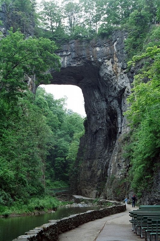 The Natural Bridge. Click for full size. The Natural Bridge image. Click for full size.