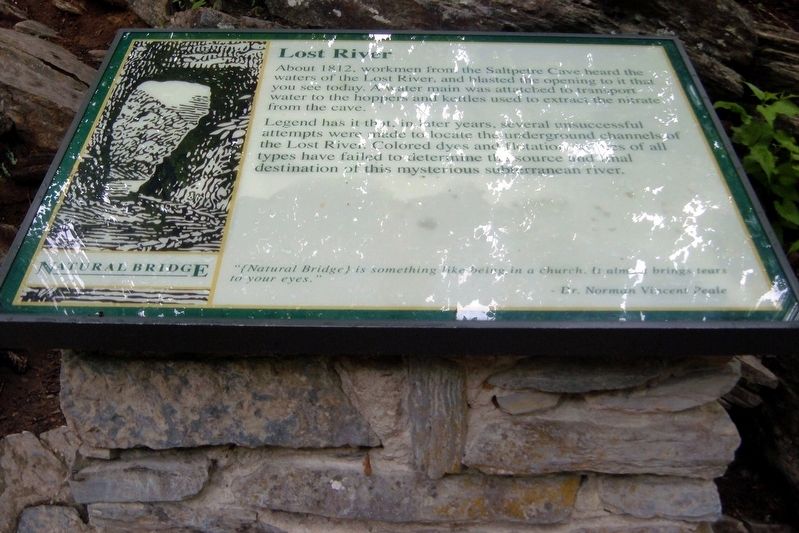 Lost River Marker. Click for full size. Lost River Marker image. Click for full size.