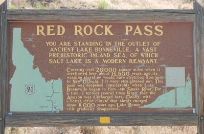 Red Rock Pass Marker image. Click for full size.
