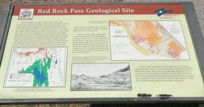 Red Rock Pass Geological Site plaque image. Click for full size.