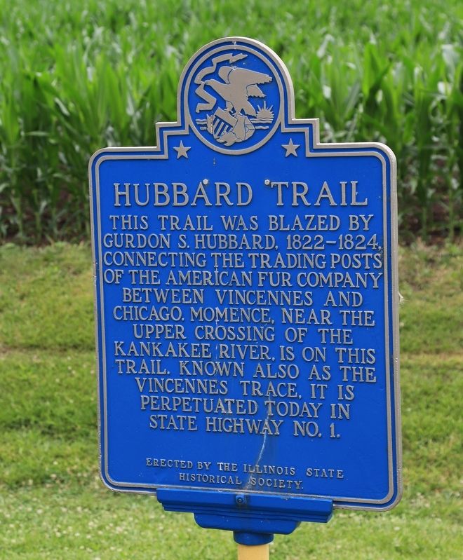 Hubbard Trail Marker image. Click for full size.