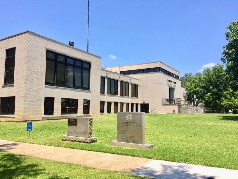 Monument to side of Panola County Courthouse.. Click for full size. Monument to side of Panola County Courthouse. image. Click for full size.