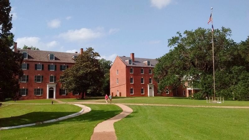 Jefferson Military College - West (1839) and East (1819) Wings. Click for full size. Jefferson Military College - West (1839) and East (1819) Wings image. Click for full size.
