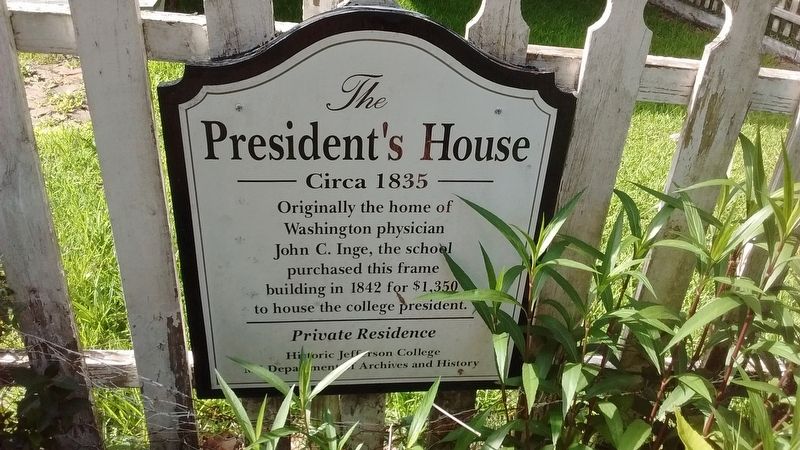 The President's House Marker image. Click for full size.