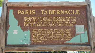 Paris Tabernacle Marker. Click for full size. Paris Tabernacle Marker image. Click for full size.