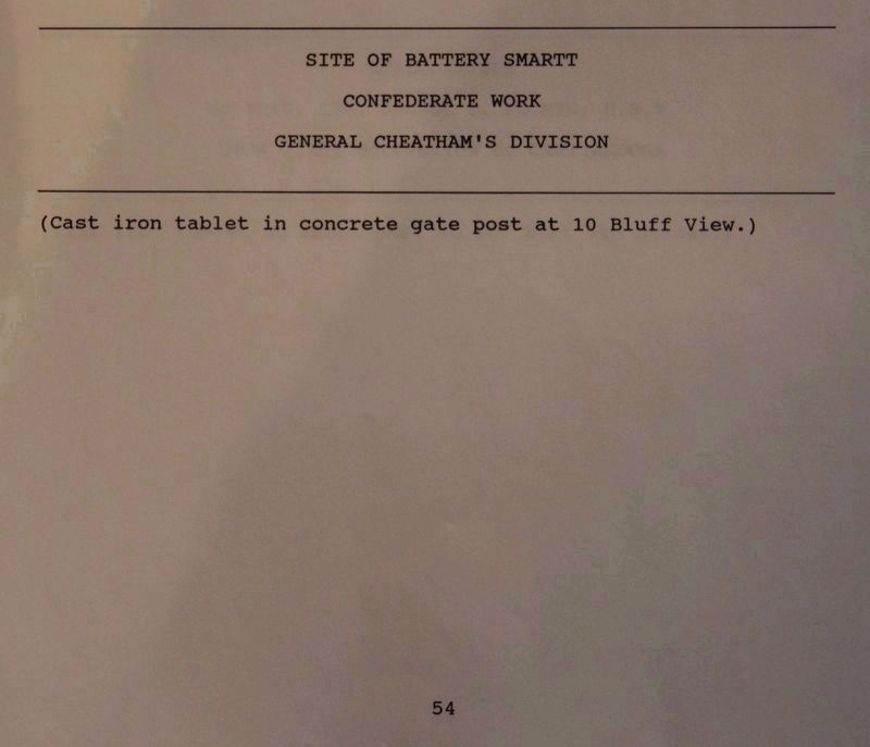 Site of Battery Smartt Marker. Click for full size. Site of Battery Smartt Marker image. Click for full size.