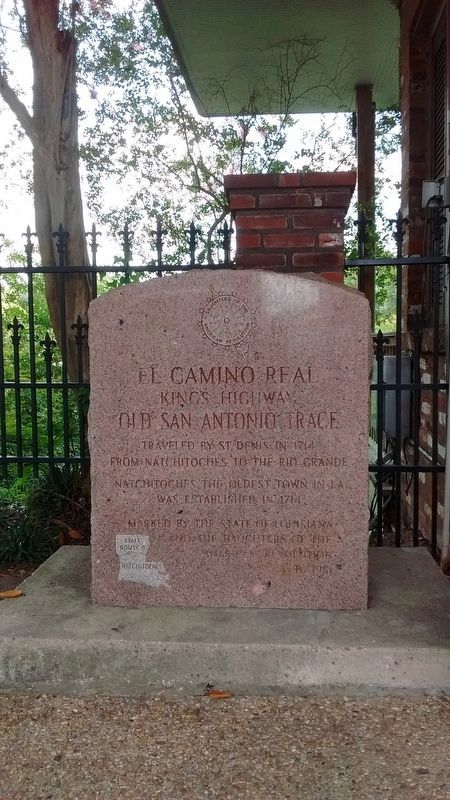 El Camino Real Marker. Click for full size. El Camino Real Marker image. Click for full size.