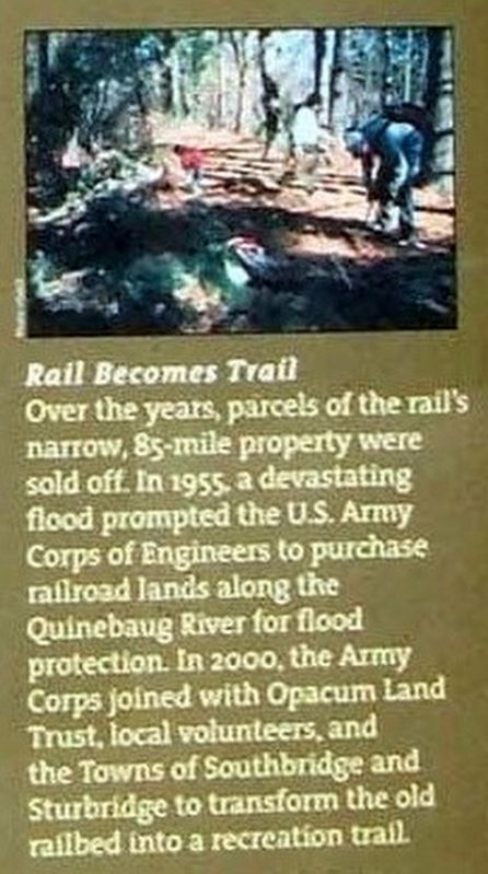 Insert - Rail Becomes Trail. Click for full size. Insert - Rail Becomes Trail image. Click for full size.