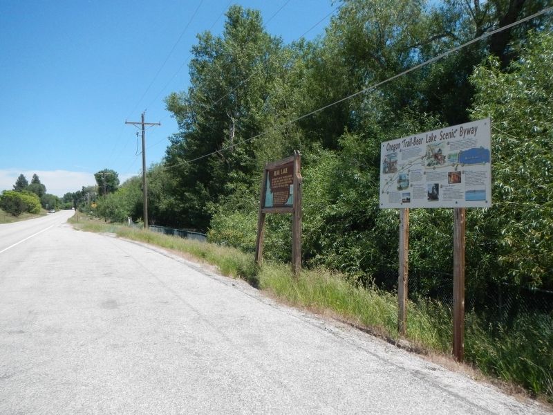 Bear Lake Marker. Click for full size. Bear Lake Marker image. Click for full size.