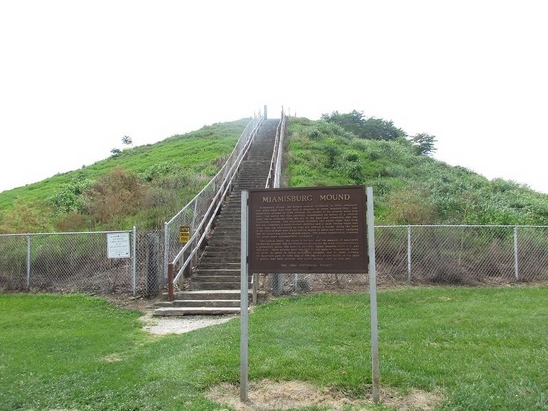 Miamisburg Mound Marker image. Click for full size.