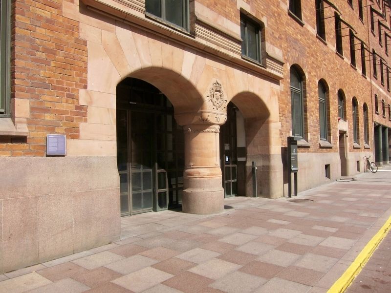 Centralposthuset / The Central Post Office Marker - Wide View image. Click for full size.