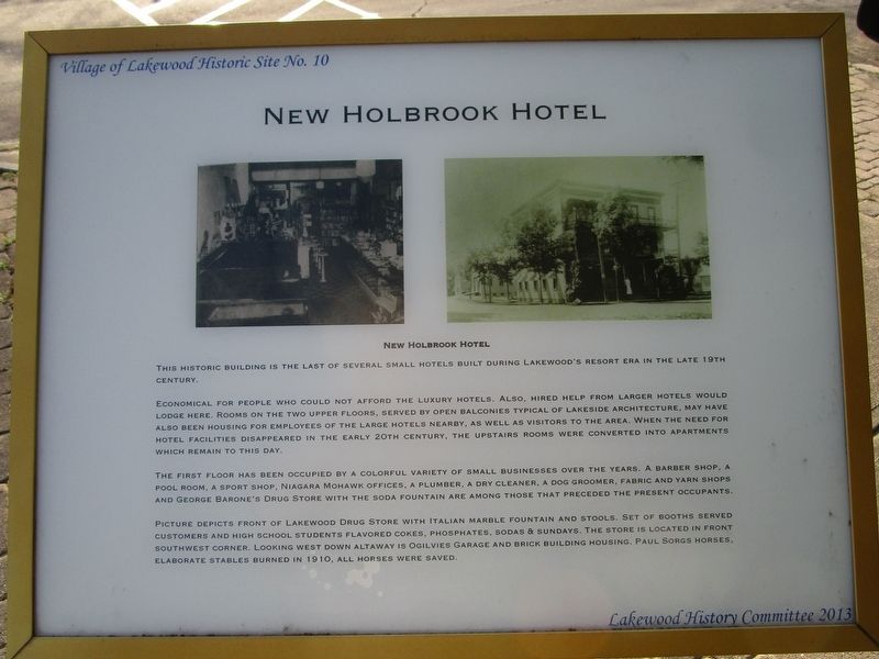 New Holbrook Hotel Marker image. Click for full size.