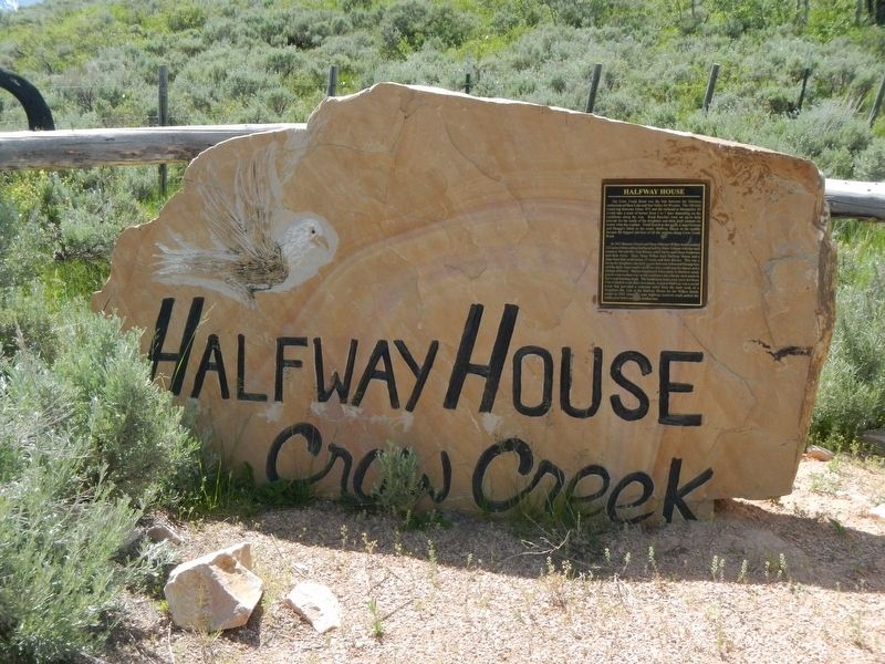 Halfway House Marker image. Click for full size.