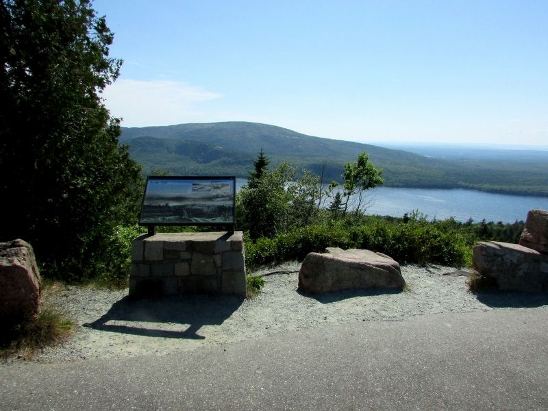 Marker in Acadia National Park. Click for full size. Marker in Acadia National Park image. Click for full size.