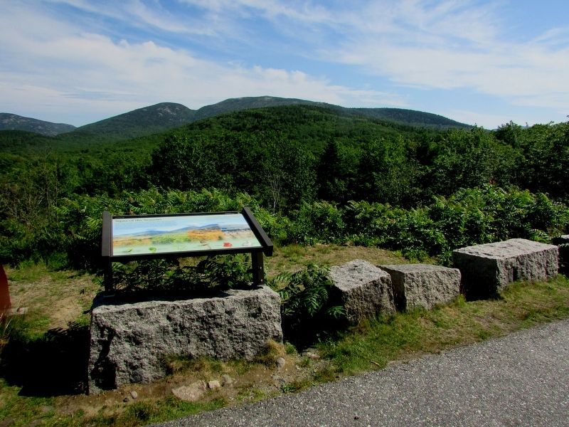 Marker in Acadia National Park. Click for full size. Marker in Acadia National Park image. Click for full size.
