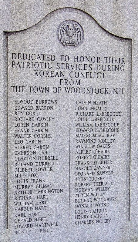 Korean Conflict Marker. Click for full size. Korean Conflict Marker image. Click for full size.