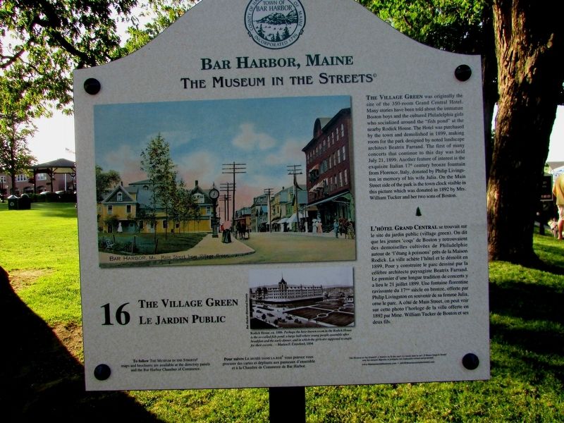 The Village Green Marker image. Click for full size.