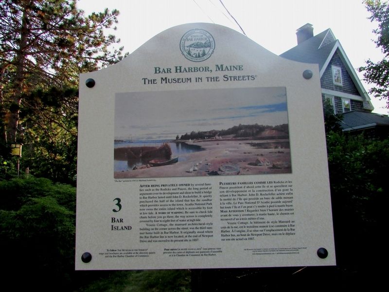 Bar Island Marker image. Click for full size.