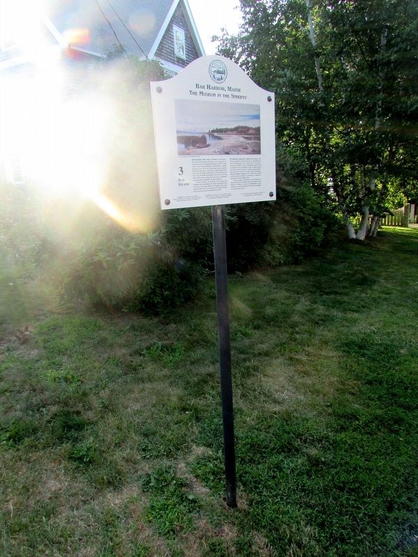 Bar Island Marker. Click for full size. Bar Island Marker image. Click for full size.