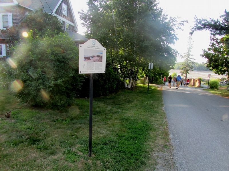 Marker in Bar Harbor. Click for full size. Marker in Bar Harbor image. Click for full size.