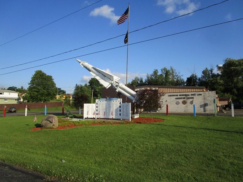 Lakewood American Legion Veterans Memorial. Click for full size. Lakewood American Legion Veterans Memorial image. Click for full size.