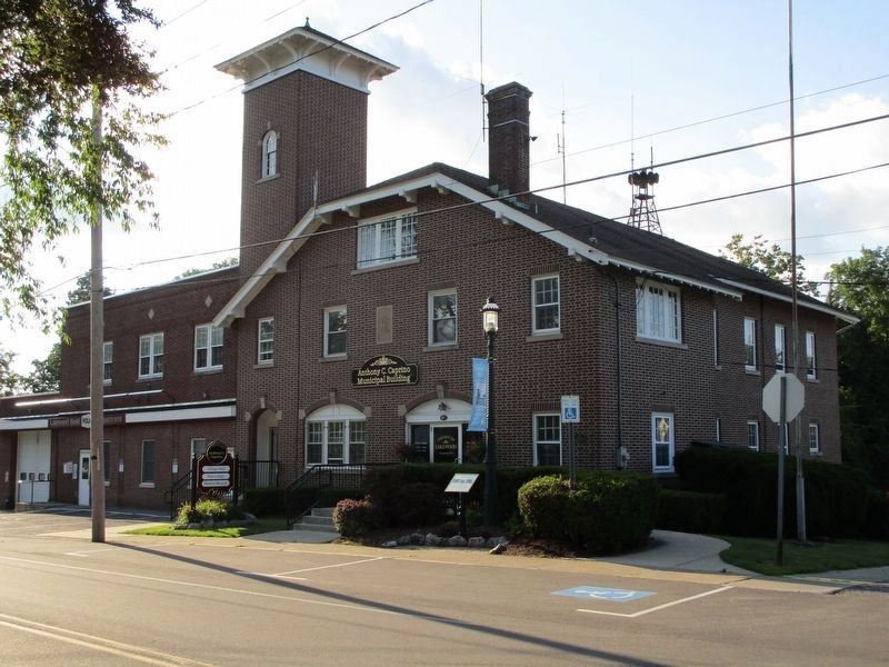 Lakewood Village Hall & Marker image. Click for full size.