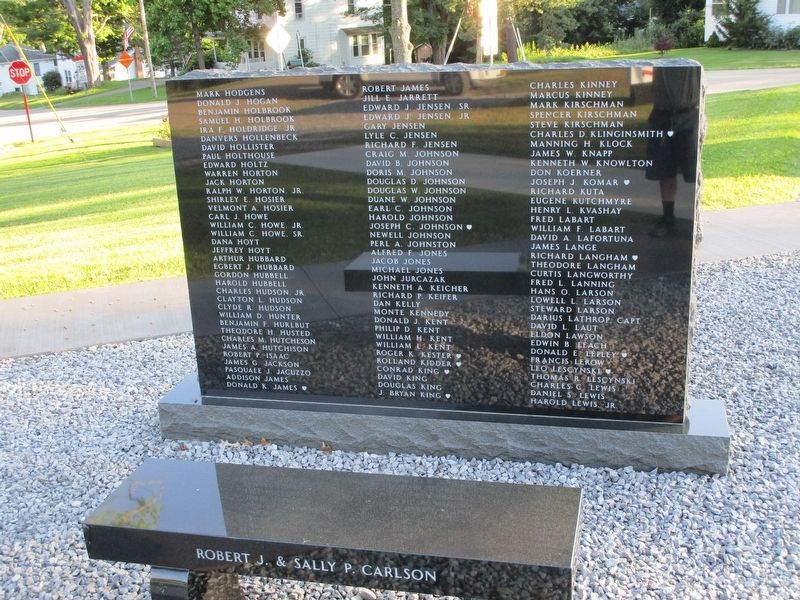 North Harmony Veterans Memorial image. Click for full size.