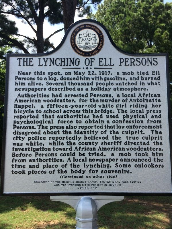 The Lynching of Ell Persons Marker image. Click for full size.