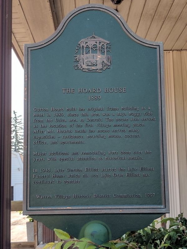The Hoard House Marker. Click for full size. The Hoard House Marker image. Click for full size.