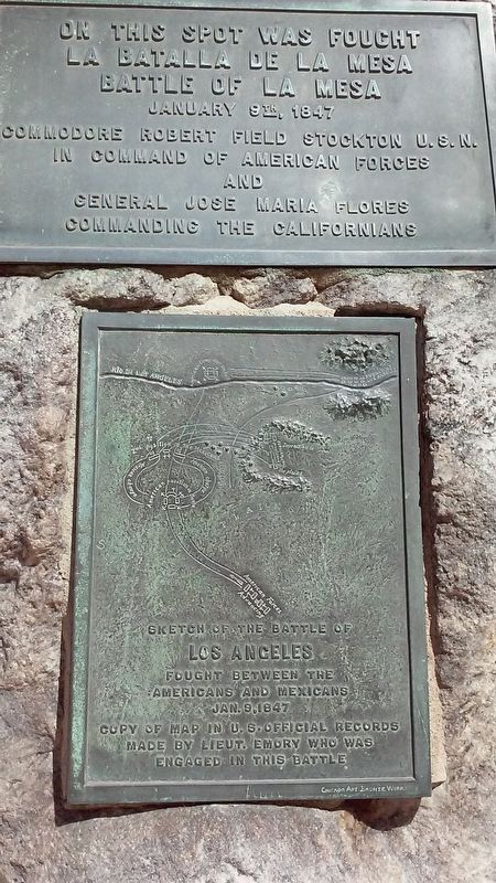 The Battle of La Mesa Marker. Click for full size. The Battle of La Mesa Marker image. Click for full size.
