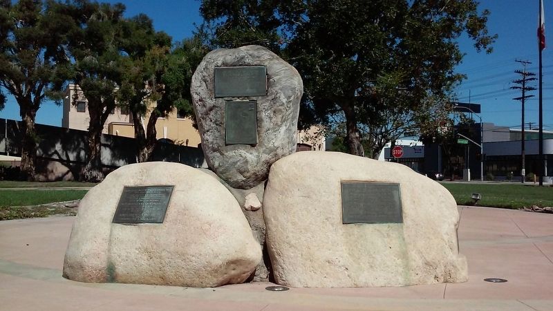 The Battle of La Mesa Monument image. Click for full size.