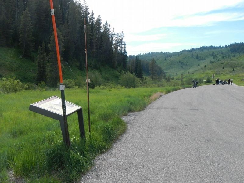 Tincup Creek Marker. Click for full size. Tincup Creek Marker image. Click for full size.