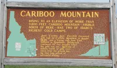 Cariboo Mountain Marker image. Click for full size.