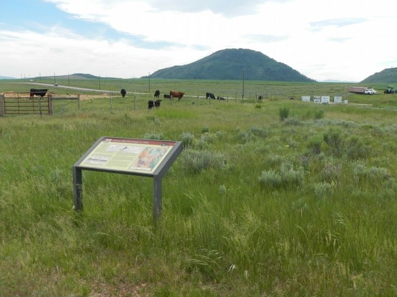 China Hat Geological Site Marker. Click for full size. China Hat Geological Site Marker image. Click for full size.