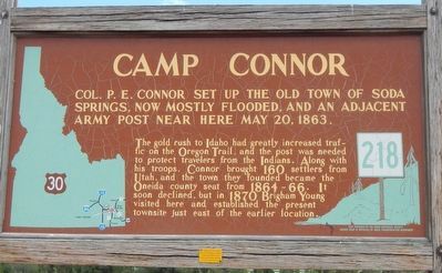 Camp Connor Marker image. Click for full size.