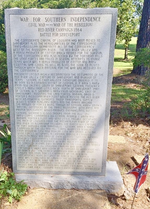 War for Southern Independence Monument (Front). Click for full size. War for Southern Independence Monument (Front) image. Click for full size.