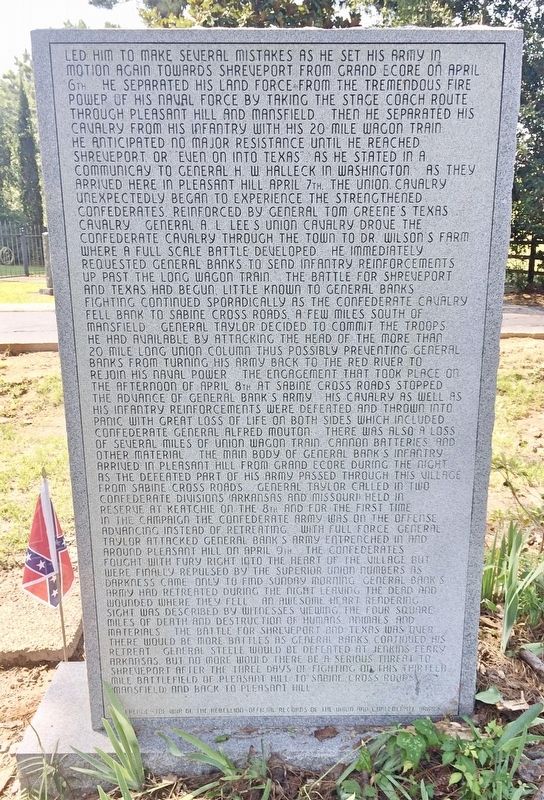 War for Southern Independence Monument (Rear). Click for full size. War for Southern Independence Monument (Rear) image. Click for full size.